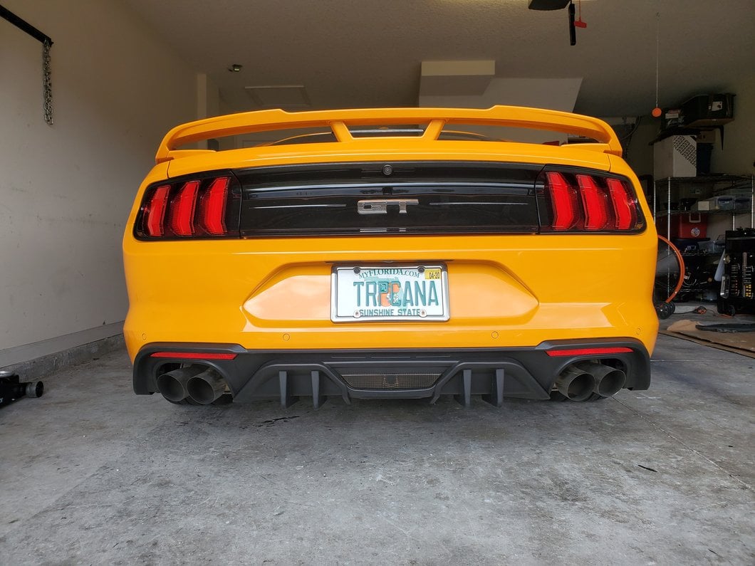 MP Concepts Rear Diffuser (18-23 Mustang GT; 19-23 Mustang EcoBoost w/ Active Exhaust)