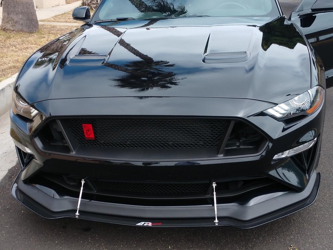 MP Concepts Upper Grille; Black (18-23 Mustang GT, EcoBoost)