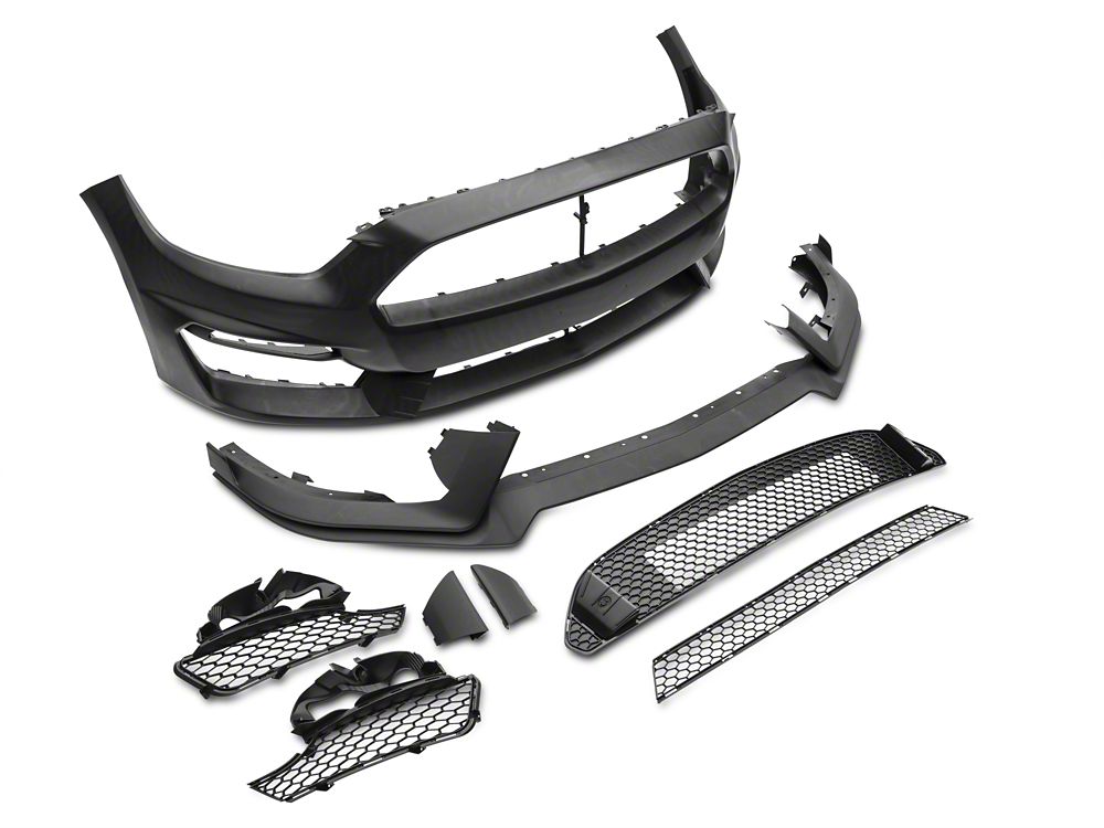 MP Concepts GT350 Style Front Bumper; Unpainted (15-17 Mustang GT, EcoBoost, V6)