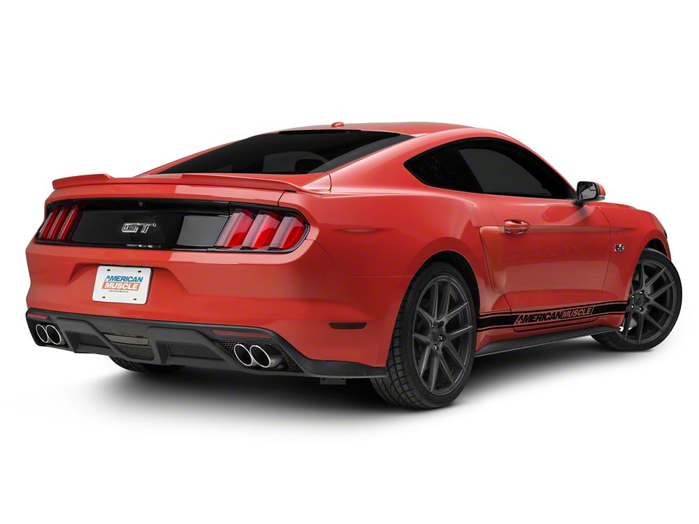 MP Concepts GT350 Style Rear Bumper and Diffuser Kit; Unpainted (15-17 Mustang)