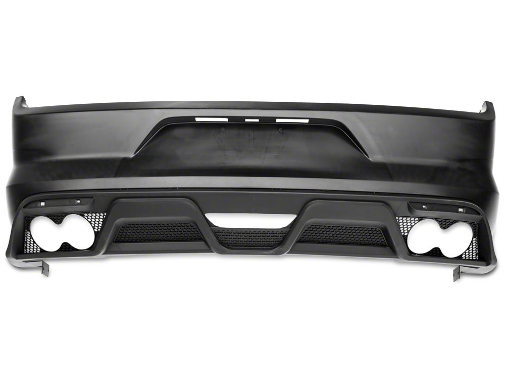 MP Concepts GT350 Style Rear Bumper and Diffuser Kit; Unpainted (15-17 Mustang)