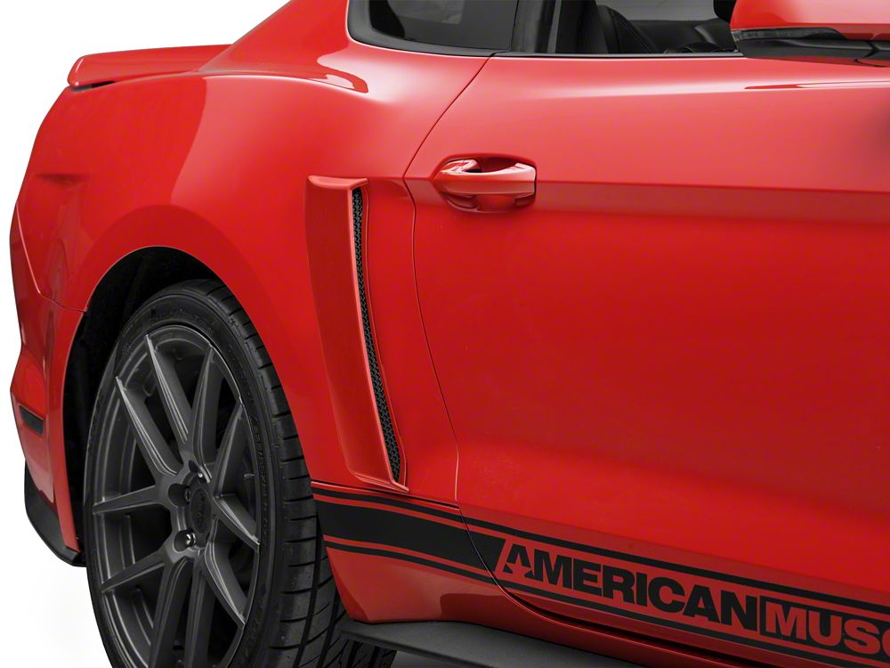 MP Concepts Side Scoops; Unpainted (15-23 Mustang)