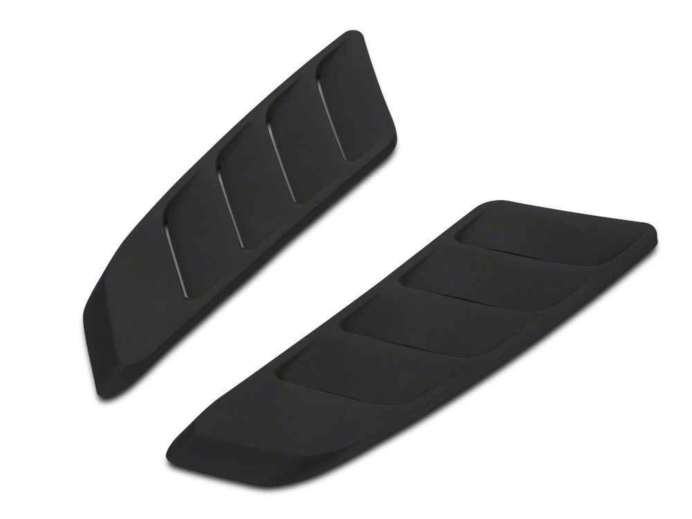 MP Concepts Hood Louvers; Unpainted (15-17 Mustang EcoBoost, V6)