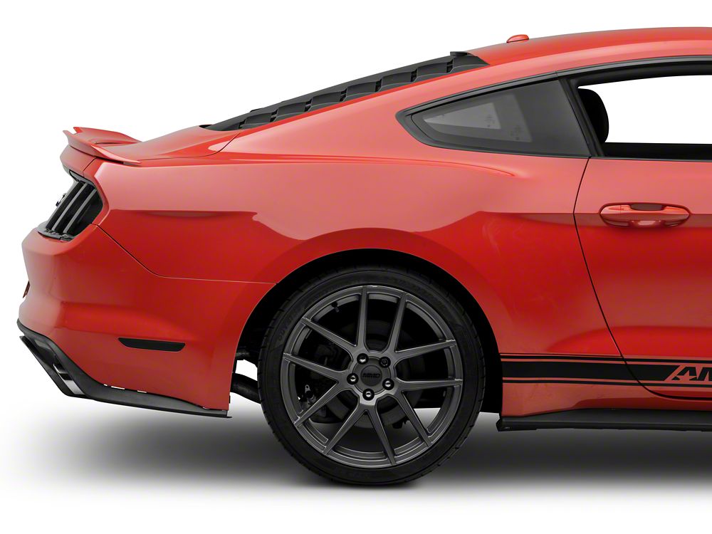 MP Concepts Sport Rear Window Louvers; Matte Black (15-25 Mustang Fastback)