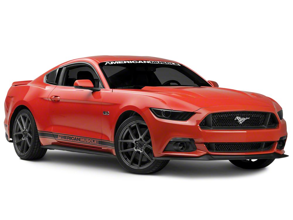 MP Concepts Quarter Window Scoops; Unpainted (15-23 Mustang Fastback)