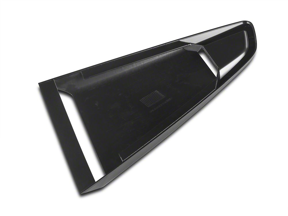 MP Concepts Quarter Window Scoops; Unpainted (15-23 Mustang Fastback)