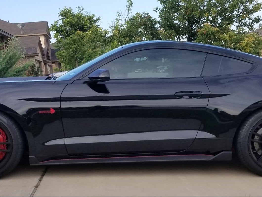 MP Concepts GT350 Style Rocker Winglets (15-23 Mustang GT, EcoBoost, V6)