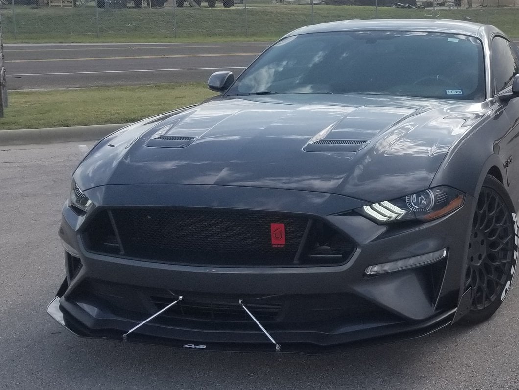 MP Concepts Upper Grille; Black (18-23 Mustang GT, EcoBoost)