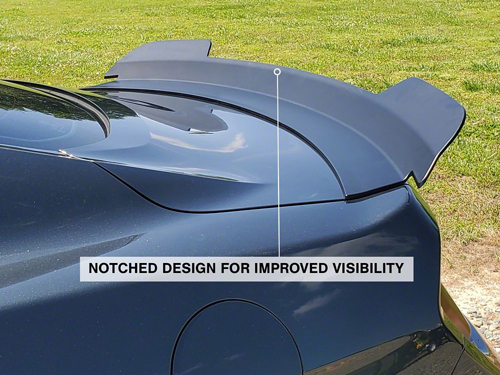 MP Concepts Blade Rear Spoiler; Matte Black (15-23 Mustang)