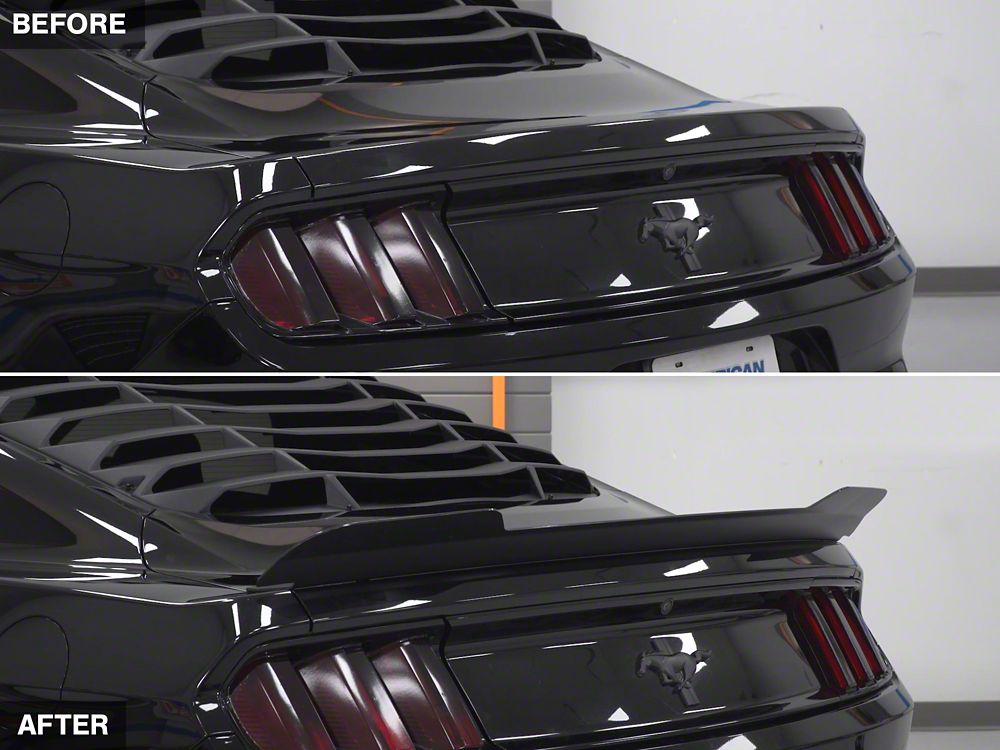 MP Concepts Blade Rear Spoiler; Matte Black (15-23 Mustang)