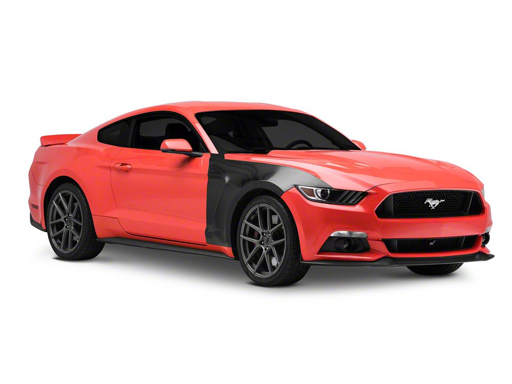 MP Concepts GT350 Style Replacement Fenders; Aluminum (15-17 Mustang GT, EcoBoost, V6)