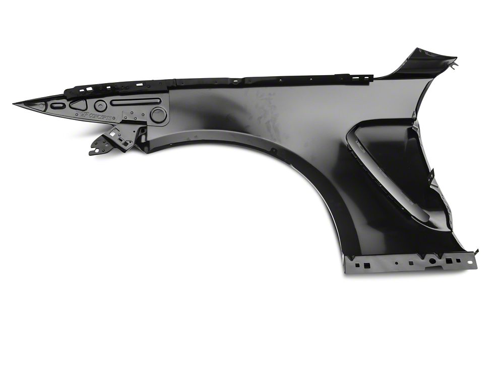 MP Concepts GT350 Style Replacement Fenders; Aluminum (15-17 Mustang GT, EcoBoost, V6)