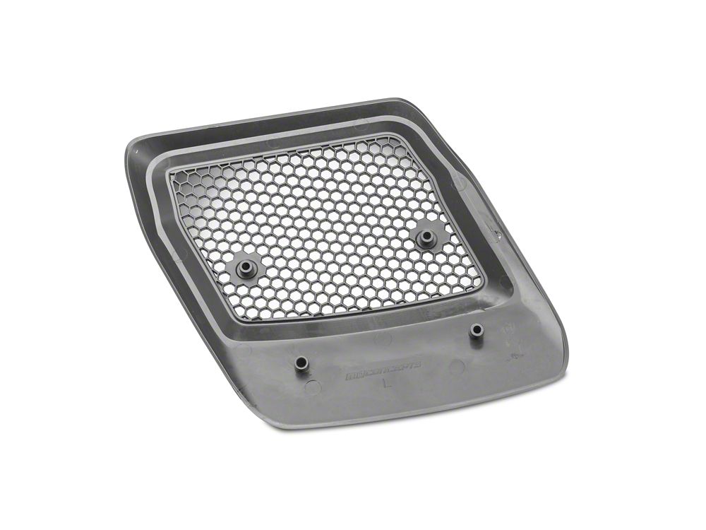 MP Concepts Hood Vents; Gloss Black (18-23 Mustang GT, EcoBoost)
