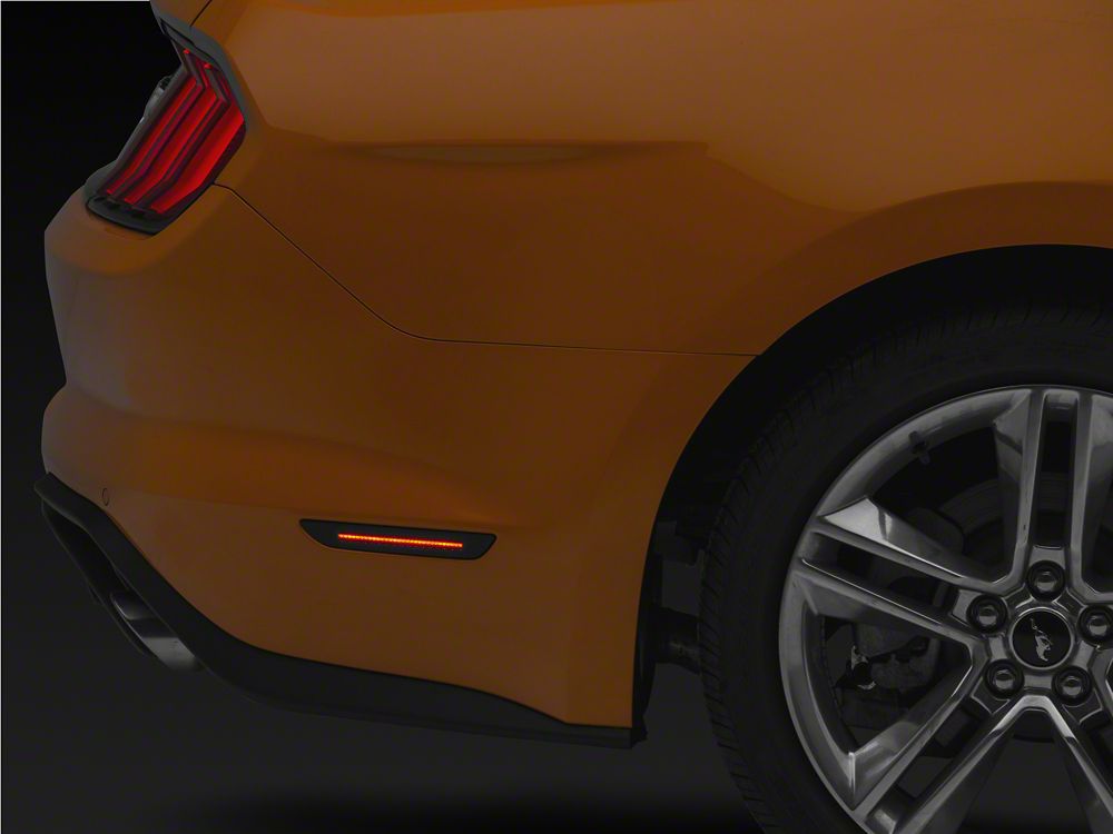 MP Concepts LED Side Marker Lights; Rear; Smoked (18-23 Mustang)
