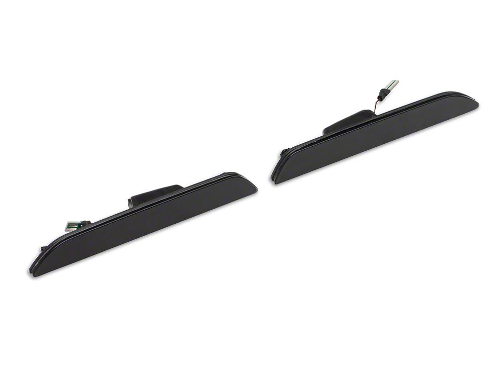 MP Concepts LED Side Marker Lights; Rear; Smoked (18-23 Mustang)