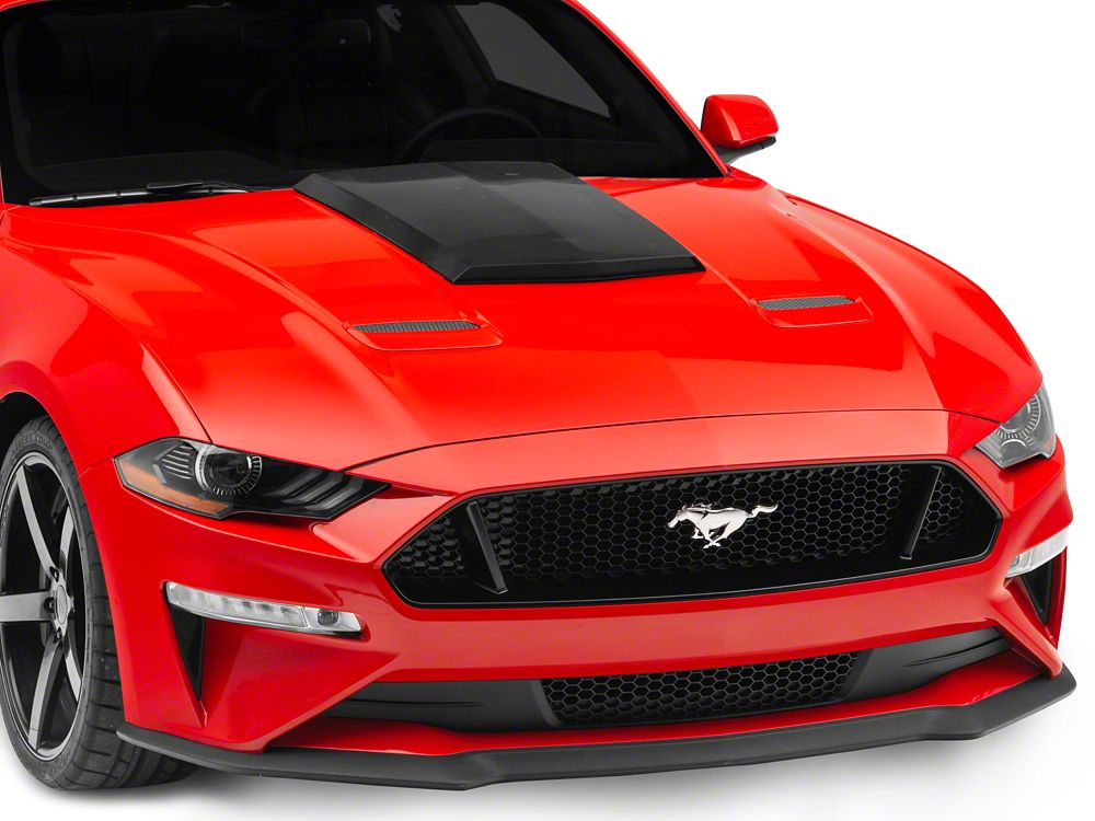 MP Concepts Hood Scoop with Chase LED (18-23 Mustang GT, EcoBoost)