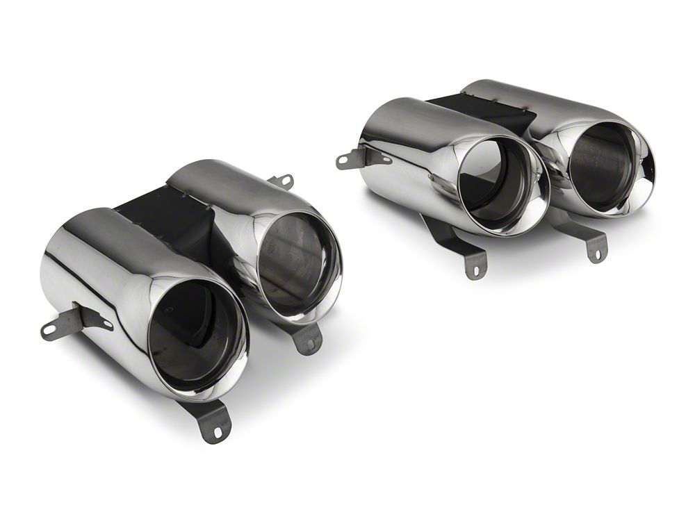 MP Concepts Quad Exhaust Tips for MP Concepts Rear Diffuser (15-17 Mustang GT Premium, EcoBoost Premium)