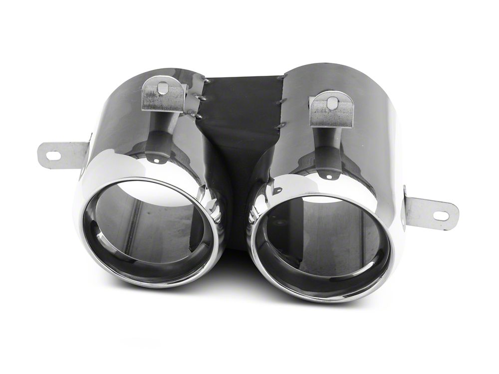 MP Concepts Quad Exhaust Tips for MP Concepts Rear Diffuser (18-23 Mustang GT; 19-23 Mustang EcoBoost w/ Active Exhaust)