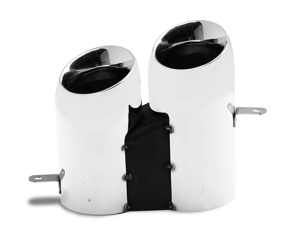 MP Concepts Quad Exhaust Tips for MP Concepts Rear Diffuser (18-23 Mustang GT; 19-23 Mustang EcoBoost w/ Active Exhaust)