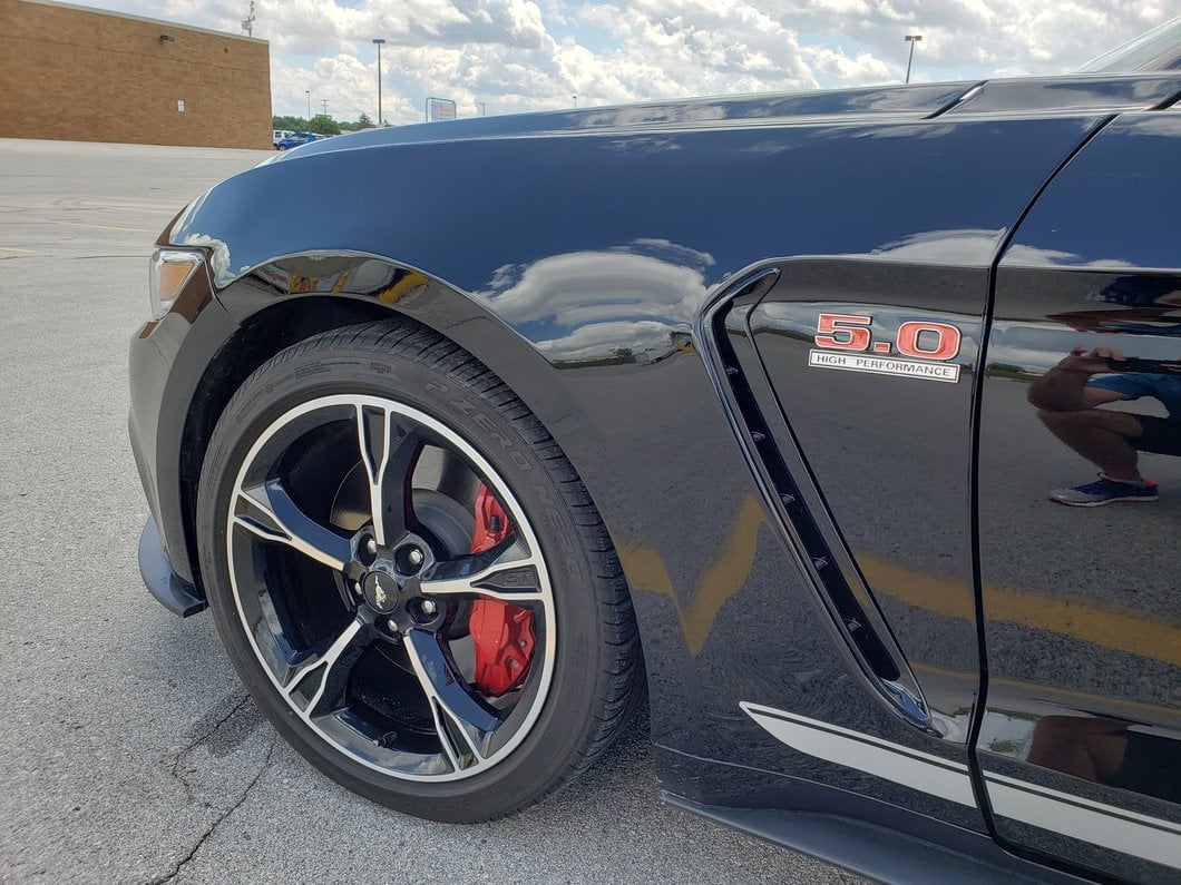 MP Concepts GT350 Style Replacement Fenders; Aluminum (15-17 Mustang GT, EcoBoost, V6)