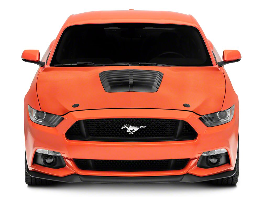 MP Concepts GT500 Style Aluminum Hood; Unpainted (15-17 Mustang GT, EcoBoost, V6)
