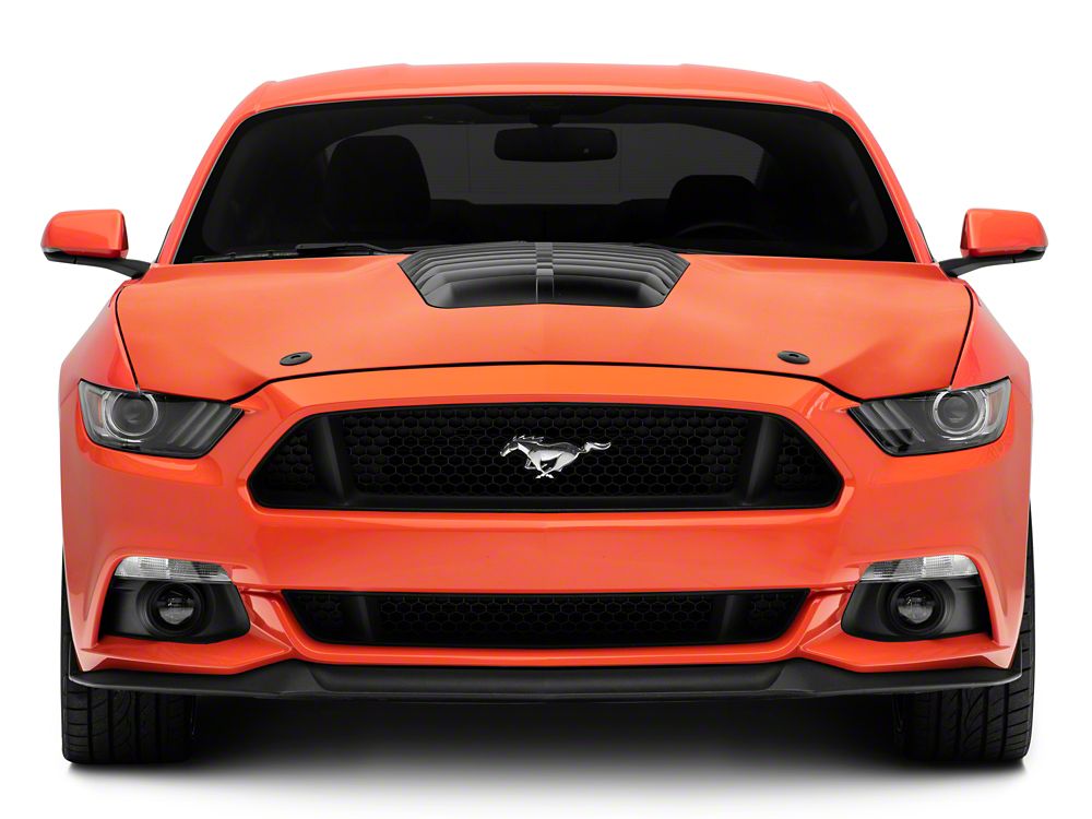 MP Concepts GT500 Style Aluminum Hood; Unpainted (15-17 Mustang GT, EcoBoost, V6)