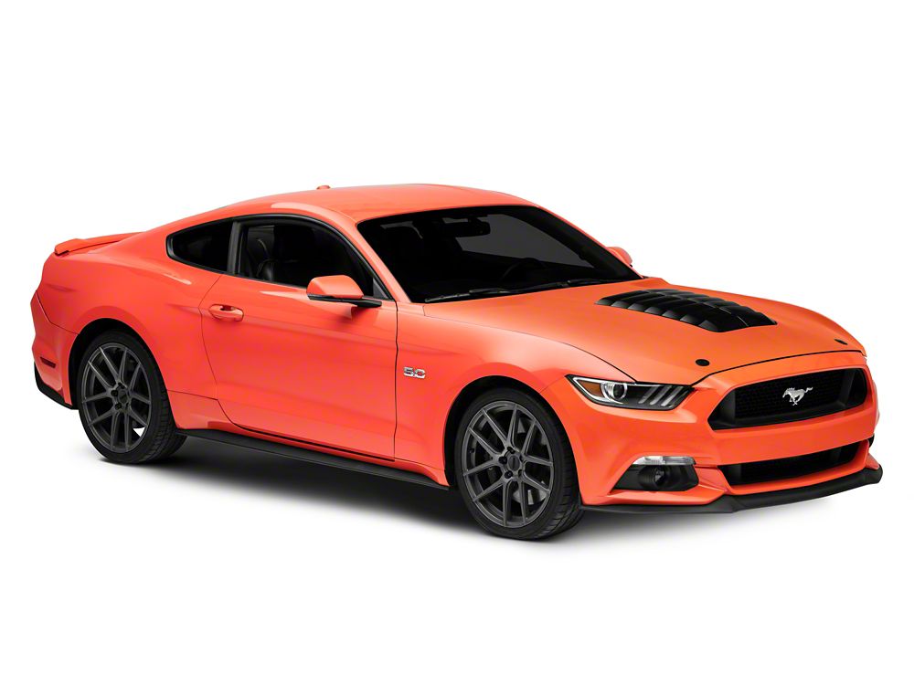 MP Concepts GT500 Style Aluminum Hood; Unpainted (15-17 Mustang GT, EcoBoost, V6)