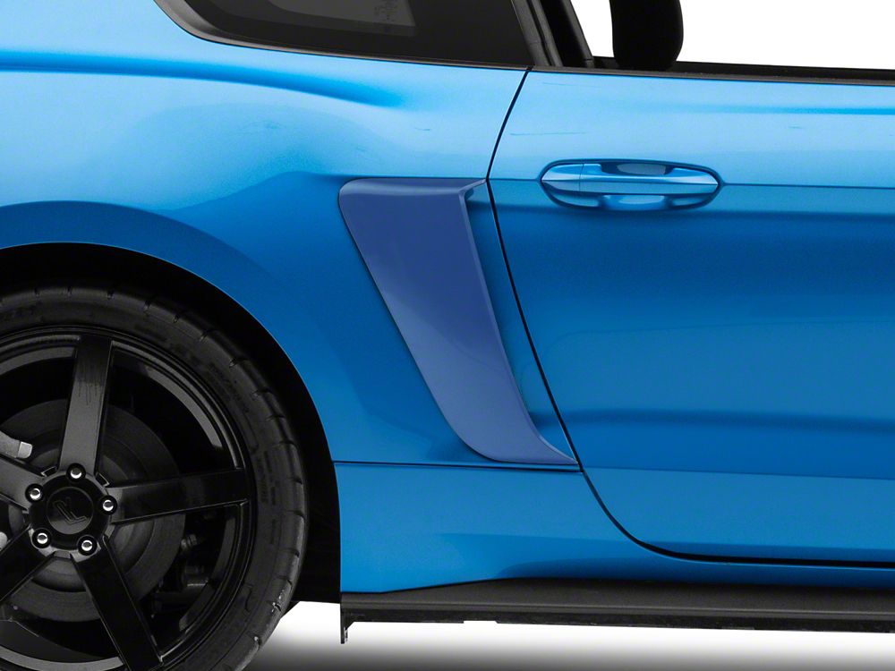 MP Concepts Side Scoops with Inserts; Unpainted (15-23 Mustang)