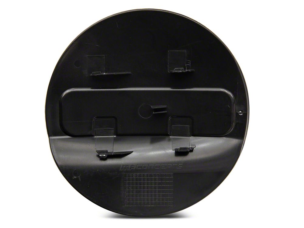 MP Concepts Old Glory Fuel Door; Matte Black (15-23 Mustang)