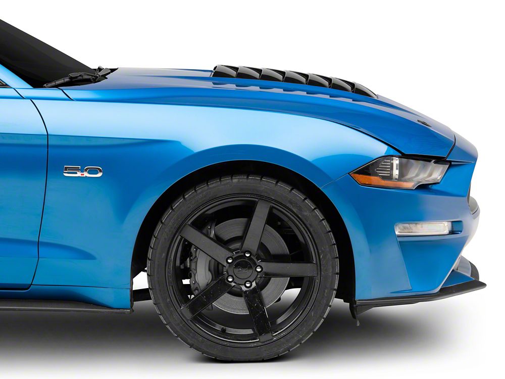 MP Concepts Aluminum GT500 Style Hood; Unpainted (18-23 Mustang GT, EcoBoost)