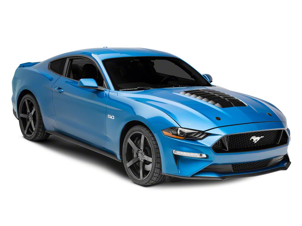 MP Concepts Aluminum GT500 Style Hood; Unpainted (18-23 Mustang GT, EcoBoost)