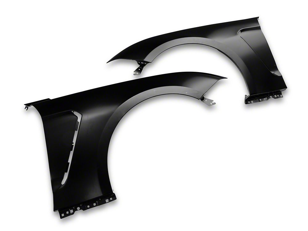 MP Concepts GT350 Style Replacement Fenders; Aluminum (18-23 Mustang GT, EcoBoost)