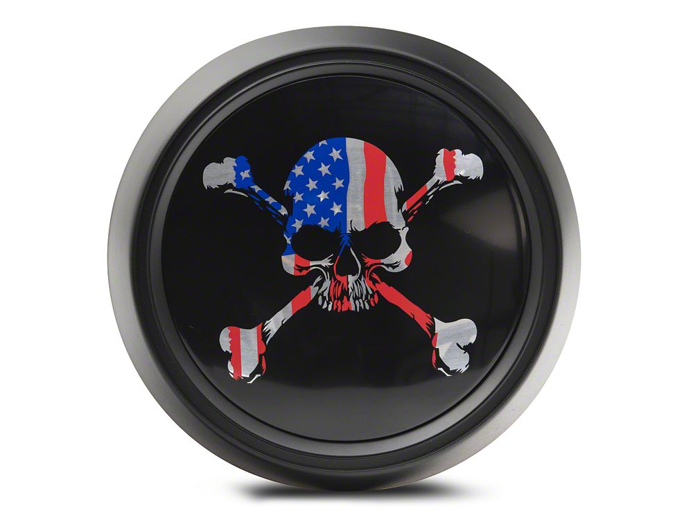 MP Concepts Decklid Panel Emblem; American Skull (15-23 Mustang)