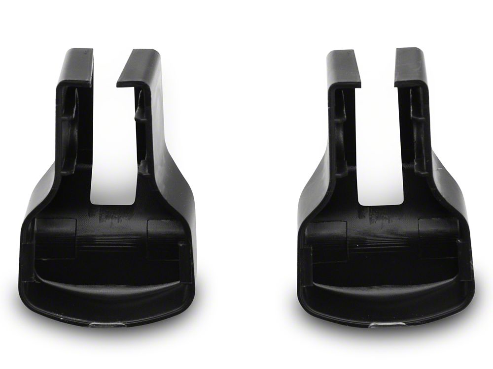 MP Concepts Door Hinge Cover Set; Black (15-25 Mustang)