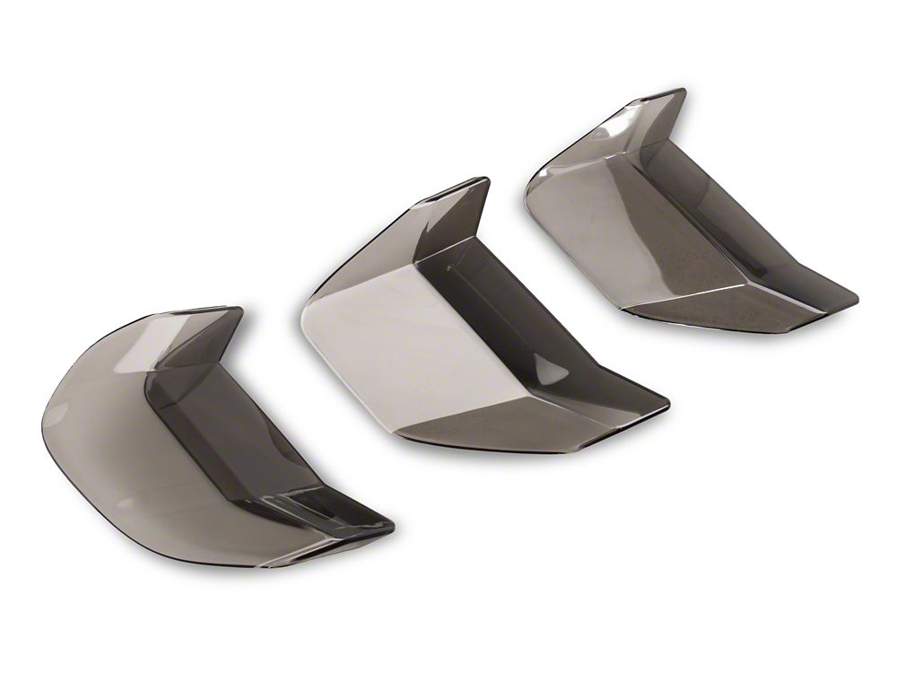 MP Concepts Tail Light Covers; Smoked (18-23 Mustang GT, EcoBoost, GT500)
