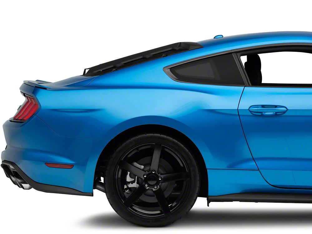 MP Concepts Rear Window Louvers; Matte Black (15-25 Mustang Fastback)
