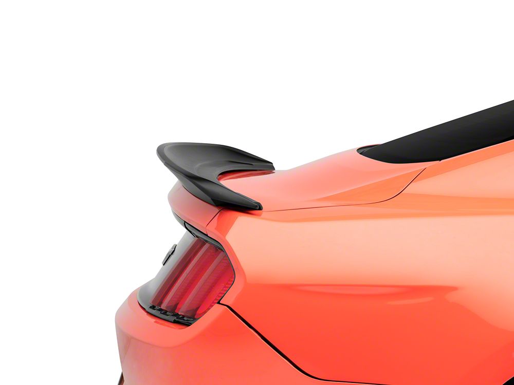 MP Concepts GT350 Track Pack Style Rear Spoiler; Matte Black (15-23 Mustang Fastback)