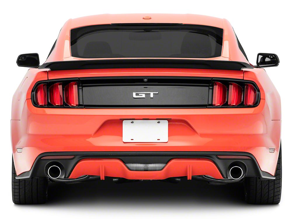 MP Concepts GT350 Track Pack Style Rear Spoiler; Matte Black (15-23 Mustang Fastback)