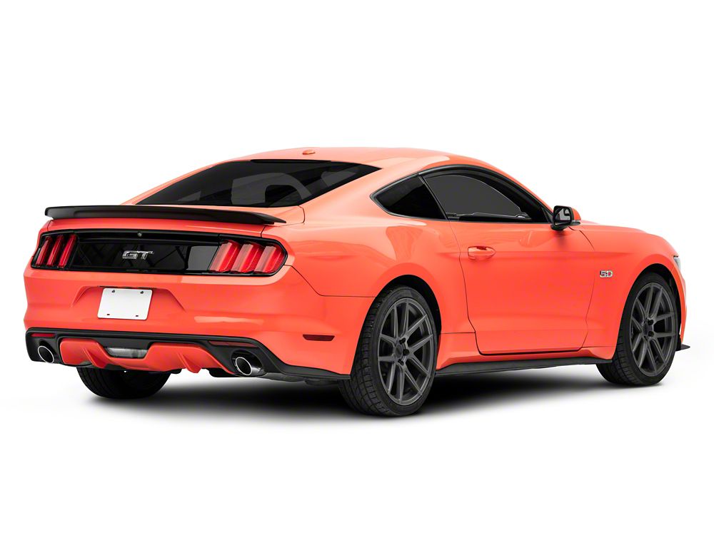 MP Concepts GT350 Track Pack Style Rear Spoiler; Matte Black (15-23 Mustang Fastback)