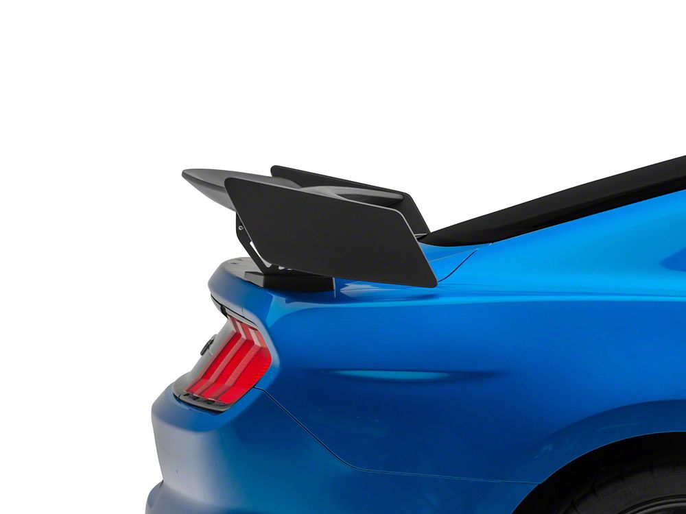 MP Concepts GT500 Track Pack Style Rear Spoiler; Matte Black (15-23 Mustang Fastback)
