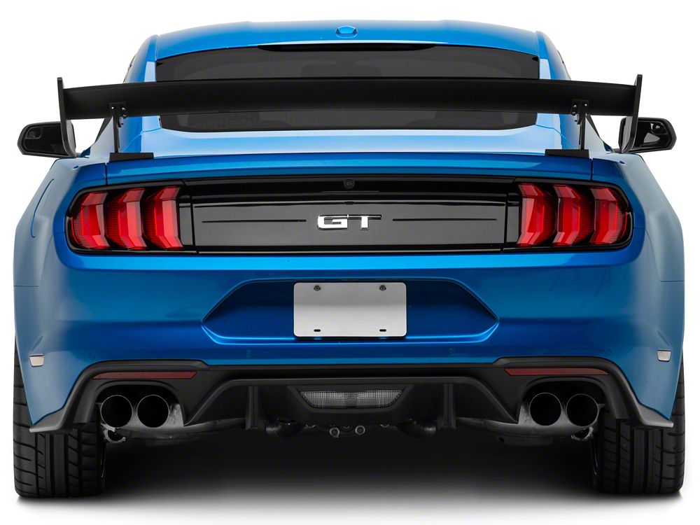 MP Concepts GT500 Track Pack Style Rear Spoiler; Matte Black (15-23 Mustang Fastback)