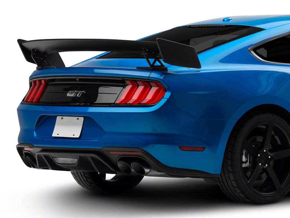 MP Concepts GT500 Track Pack Style Rear Spoiler; Matte Black (15-23 Mustang Fastback)