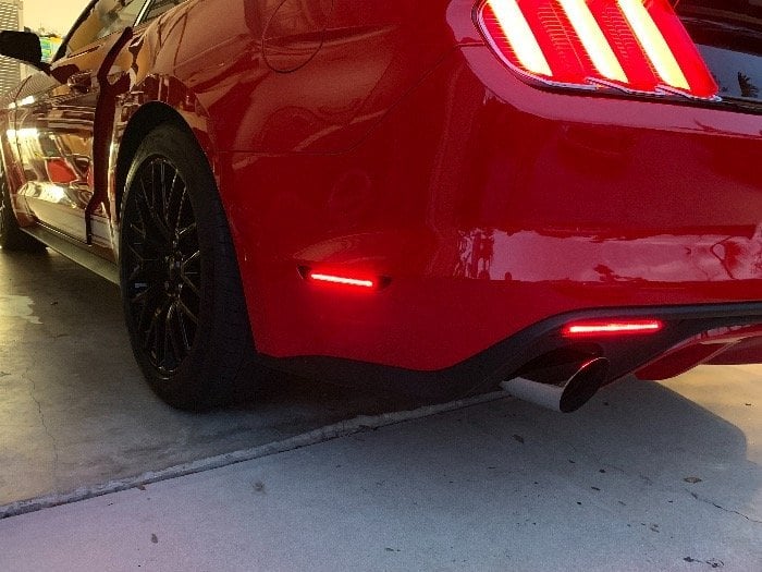MP Concepts LED Side Marker Lights; Rear (15-17 Mustang)