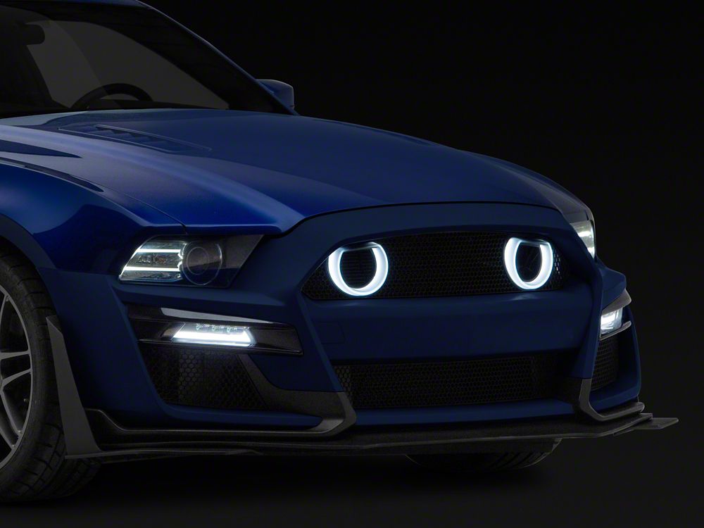 MP Concepts GT500 Style Front Bumper; Unpainted (13-14 Mustang GT, V6)