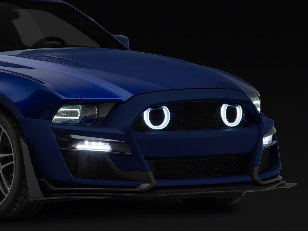 MP Concepts GT500 Style Front Bumper; Unpainted (13-14 Mustang GT, V6)
