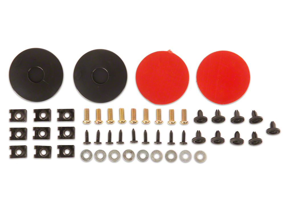 MP Concepts Replacement Hood Hardware Kit for 408767 Only (15-17 Mustang GT, EcoBoost, V6)