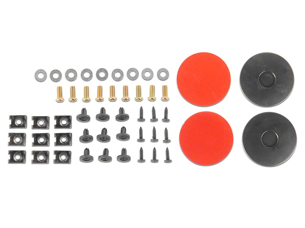 MP Concepts Replacement Hood Hardware Kit for 409621 Only (18-23 Mustang GT, EcoBoost)