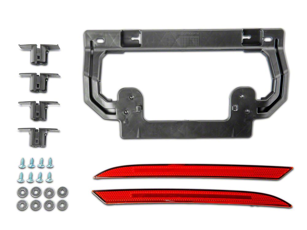 MP Concepts Replacement Rear Diffuser Hardware Kit for 408763 Only (18-23 Mustang GT, EcoBoost)