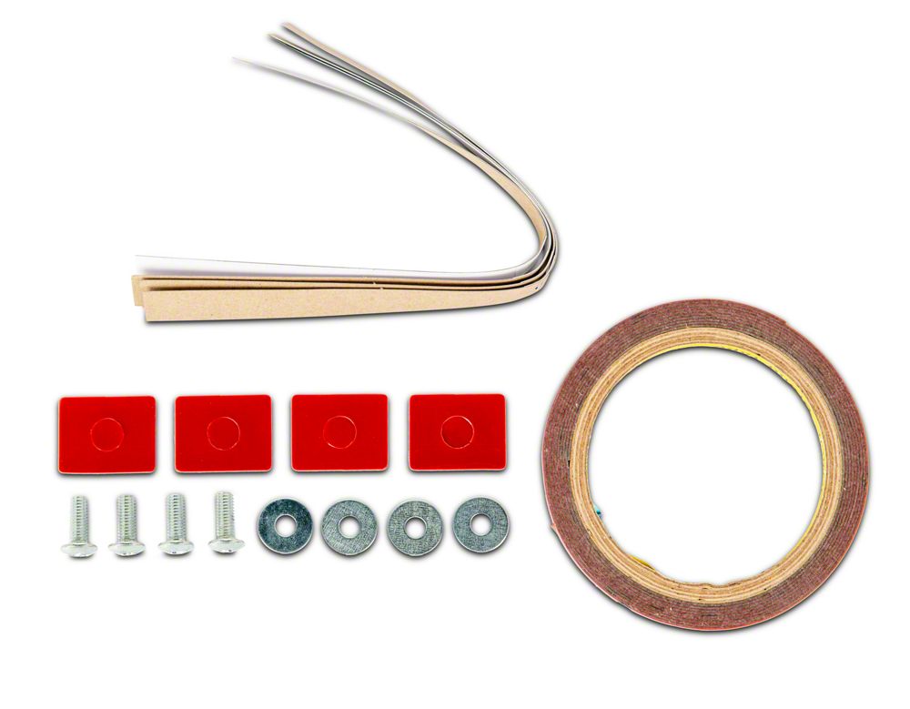 MP Concepts Replacement Rear Spoiler Hardware Kit for 415029 Only (15-23 Mustang Fastback)