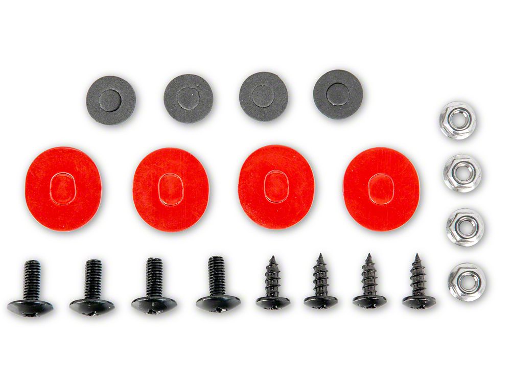 MP Concepts Replacement Rear Spoiler Hardware Kit for 417604 Only (15-23 Mustang Fastback)
